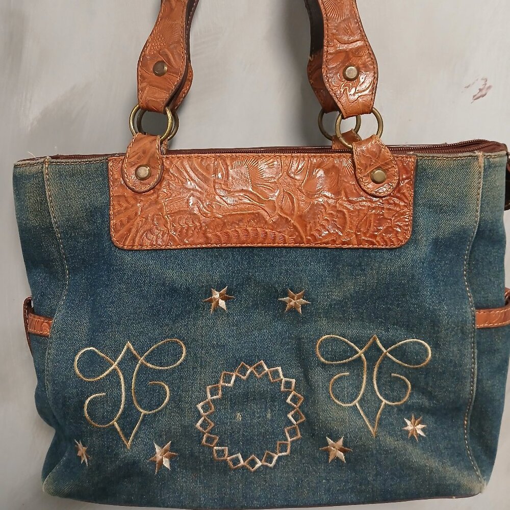 M.C. Denim Satchel